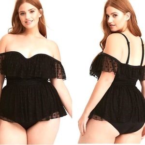 ISO Torrid Black Polka Dot One Piece!